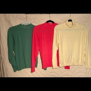 3 Turtleneck Style Sweaters